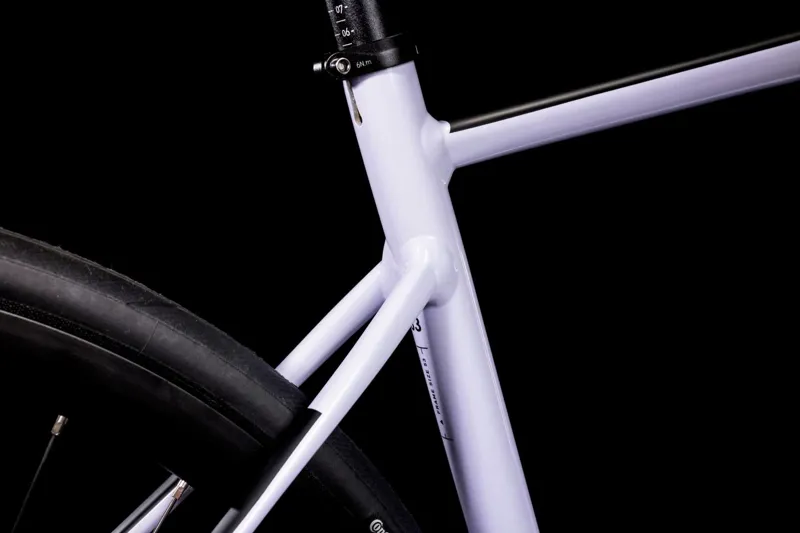 Cube Axial WS Womens Road Bike 2022 Violet White/Coral-3