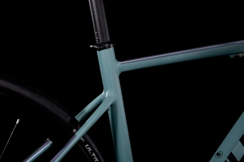 Cube Axial WS Pro Womens Road Bike 2022 Old Mint/Galactic Blue-3