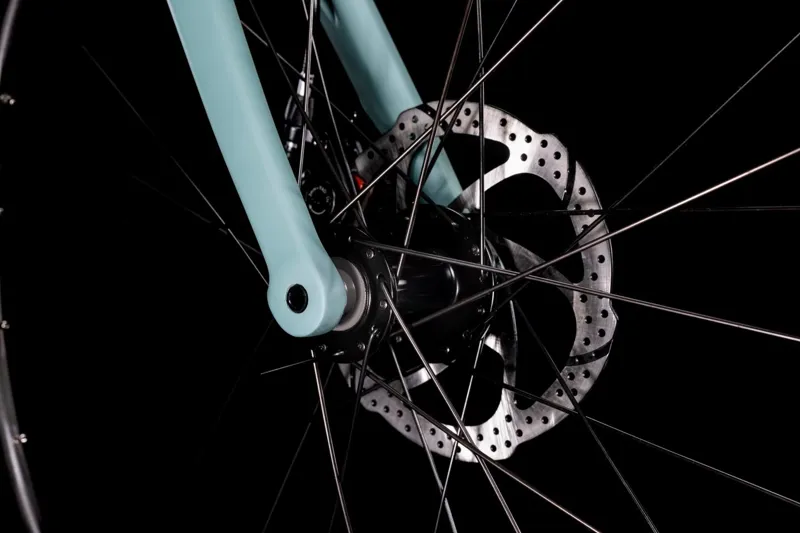 Cube Axial WS Pro Womens Road Bike 2022 Old Mint/Galactic Blue-2