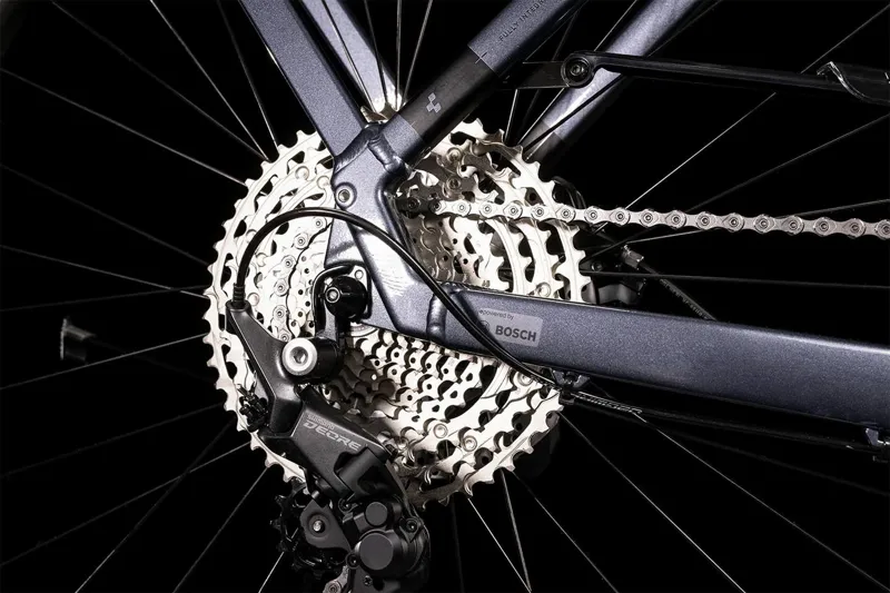 Cube Touring Hybrid Pro 500 Trapeze Electric Bike 2022 Grey/Black-3