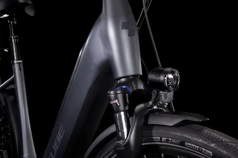 Cube Supreme Sport Hybrid Pro 625 Easy Entry Electric Hybrid Bike Grey-1