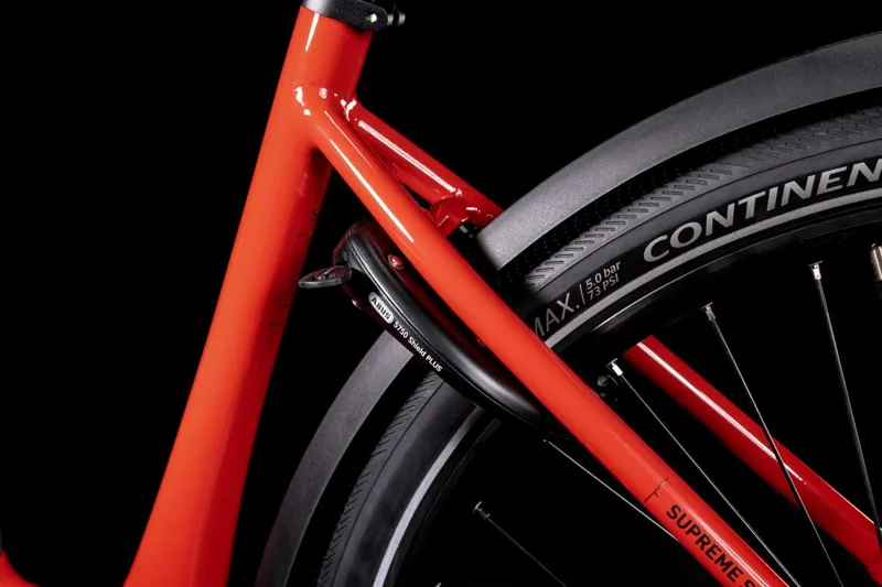 Cube Supreme Sport Hybrid Pro 500 Easy Entry Electric Hybrid Bike Red-2