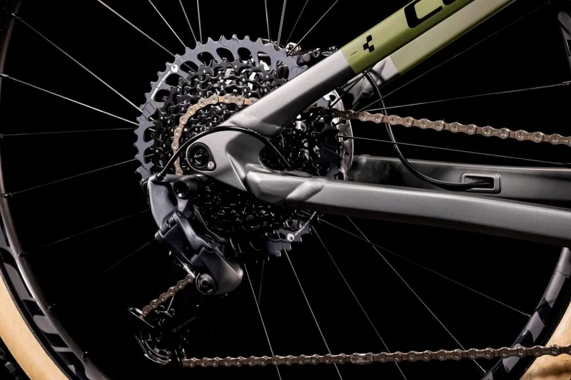 Cube Stereo 120 HPC TM 29 Mountain Bike 2022 Flash Grey/Green-3