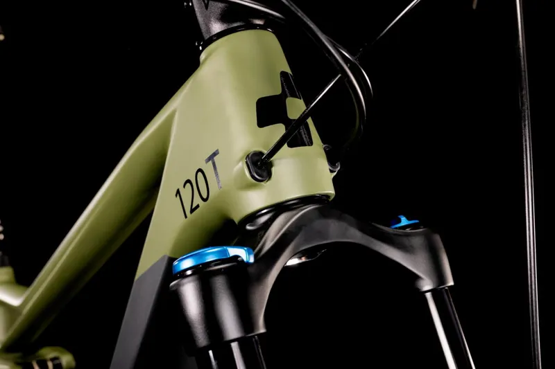 Cube Stereo 120 HPC TM 29 Mountain Bike 2022 Flash Grey/Green-5