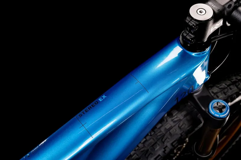 Cube Stereo 120 HPC EX 29 Full Suspension Mountain Bike 2022 Metal Blue/Blue -6