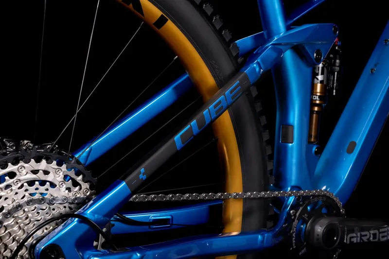 Cube Stereo 120 HPC EX 29 Full Suspension Mountain Bike 2022 Metal Blue/Blue -1