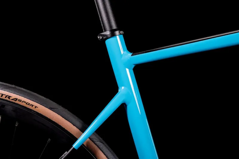 Cube Attain Race Road Bike 2022 Sky Blue/Black-3