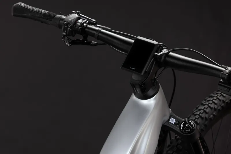 Cube Reaction Hybrid SLX 800 Electric Bike 2027 Platinum/Reflex-3