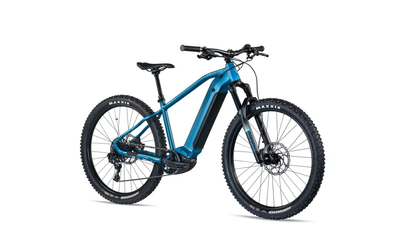 Whyte E-504 V1 Compact Electric Hardtail Mountain Bike Matt Diesel Blue-1