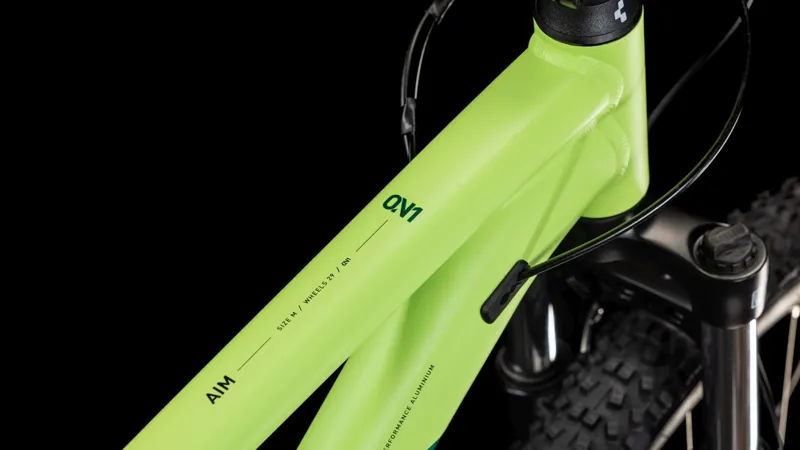 Cube Aim One Hardtail Mountain Bike 2025 Lemon Squeeze/Black-1