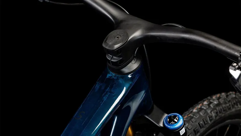 Cube Stereo One44 C:68X SLT Full Suspension Mountain Bike Liquid Blue Rainbow-7