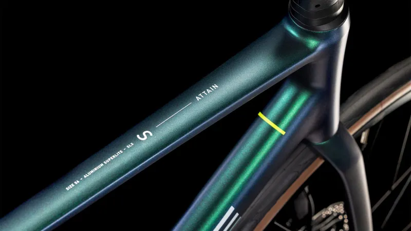 Cube Attain SLX Road Bike 2025 Goblin/Yellow-2