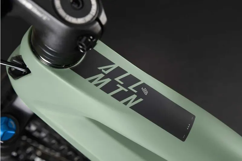 Haibike AllMtn 6 600Wh Electric Carbon Mountain Bike Bamboo Green/Cool Grey-3