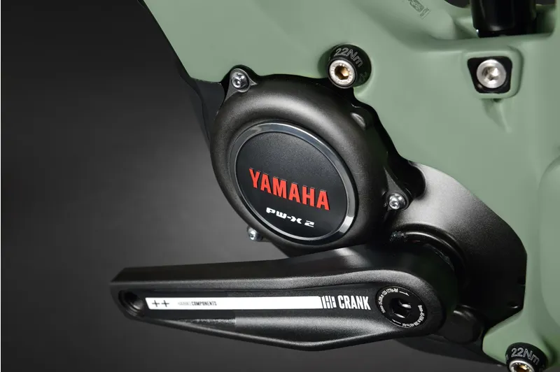 Haibike AllMtn 6 600Wh Electric Carbon Mountain Bike Bamboo Green/Cool Grey-4