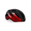 MET Idolo Road Cycling Helmet Black/Metallic Red