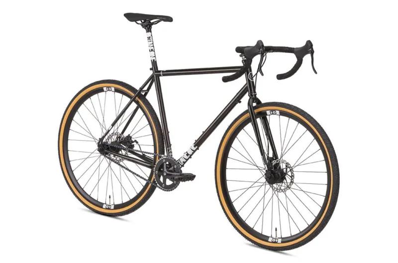 Octane One Kode Single Speed Gravel Bike Black-1
