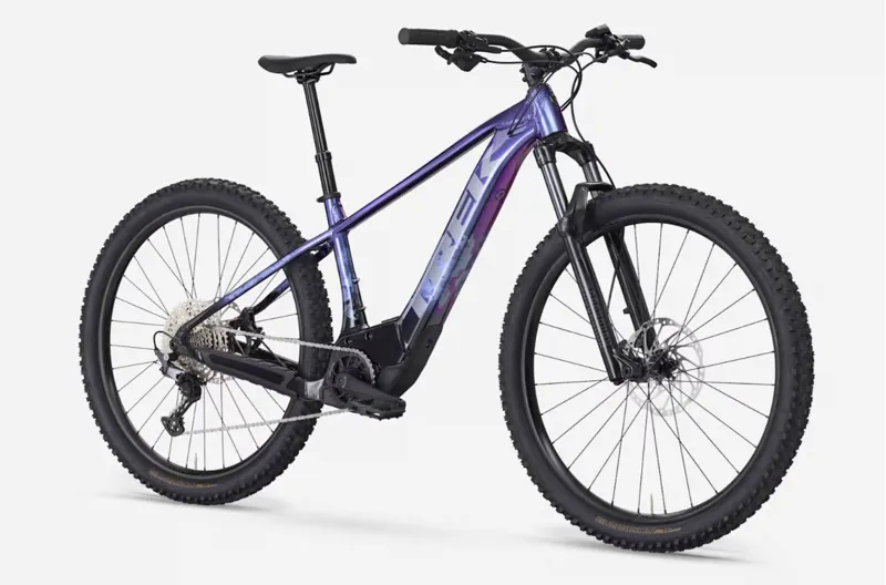 Trek Marlin+ 8 Hardtail Electric Mountain Bike 2026 Purple Flip/Black-1