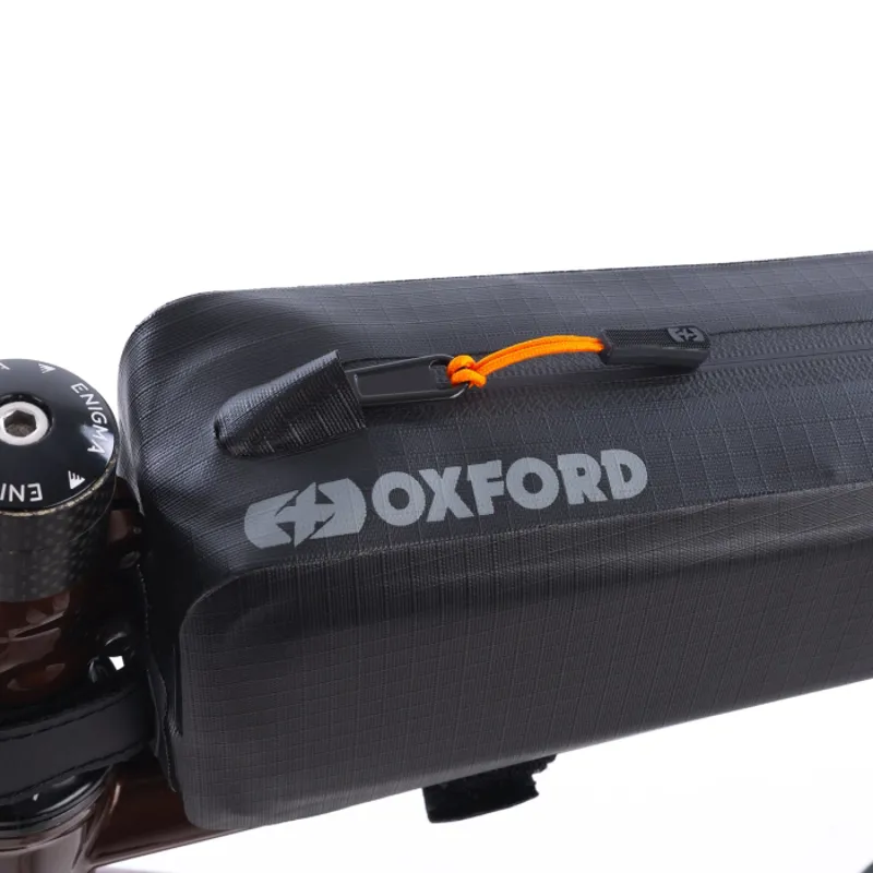 Oxford Aqua Evo Adventure XL Top Tube Pack in Black-2