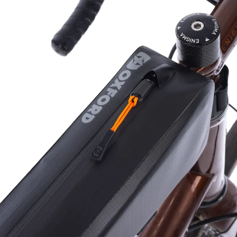Oxford Aqua Evo Adventure XL Top Tube Pack in Black-4