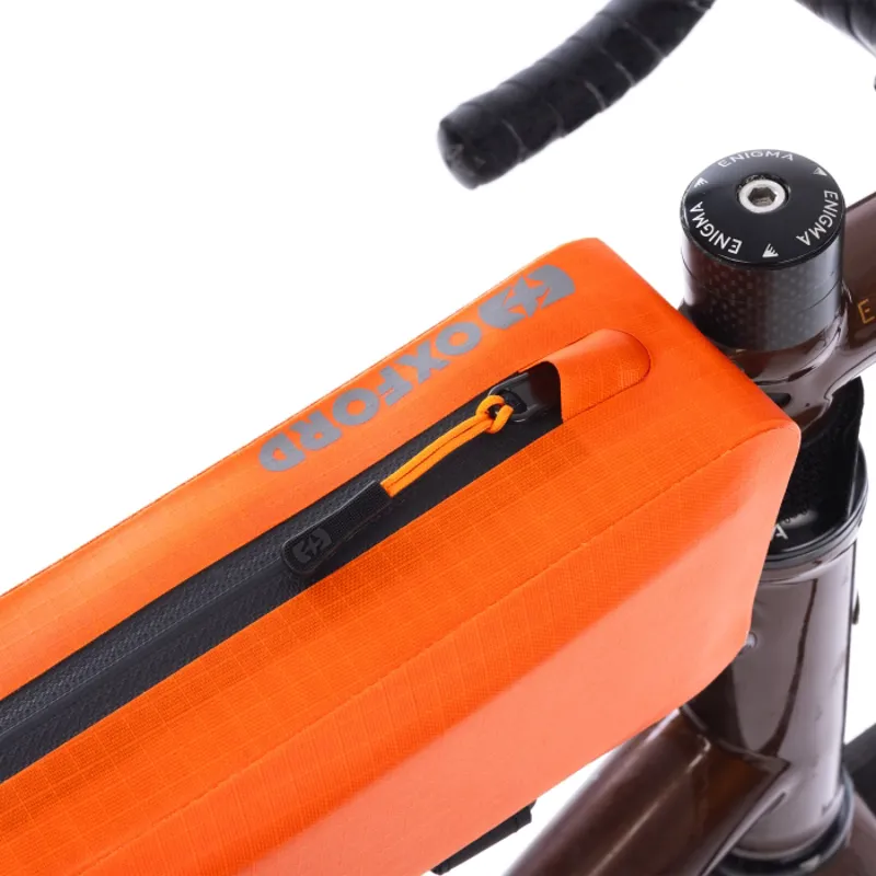 Oxford Aqua Evo Adventure XL Top Tube Pack in Orange-4