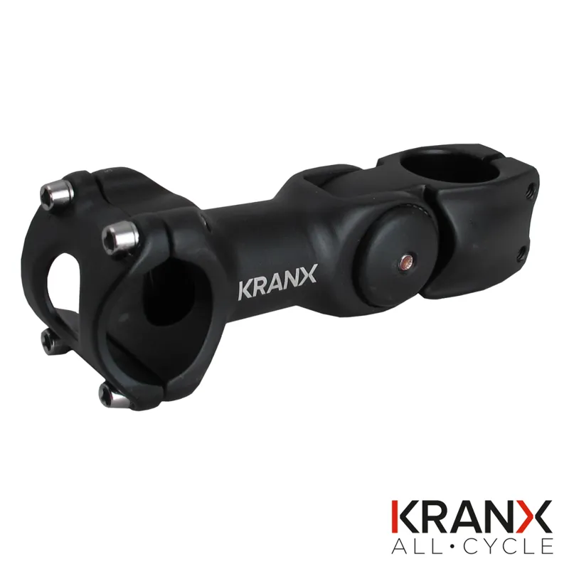 KranX 31.8mm Adjustable Stem in Black 110mm