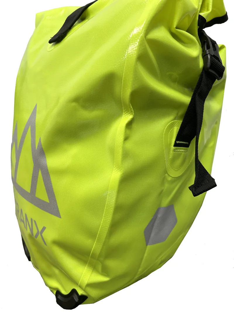 KranX Grampian Waterproof Panniers in Fluo Yellow 48L-2