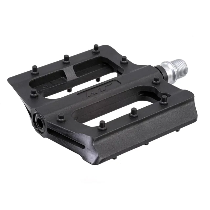 HT Components PA-12 Nylon Platform Pedals Black-1