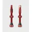 Peaty's Holeshot Fast Flow Tubeless Valves 42mm long in Red