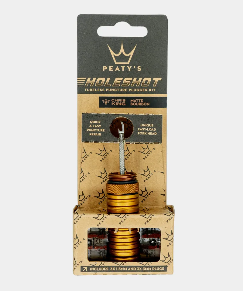 Peaty's Holeshot Tubeless Puncture Plugger Kit Bourbon