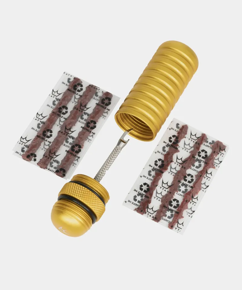 Peaty's Holeshot Tubeless Puncture Plugger Kit In Gold-1