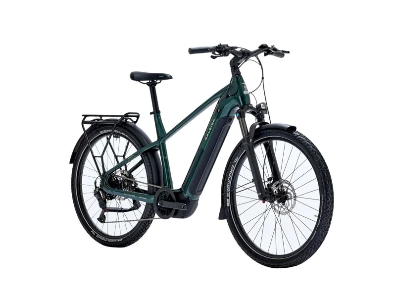 Raleigh Novus Plus Sherwood Green 2027 Electric Hybrid Bike-1