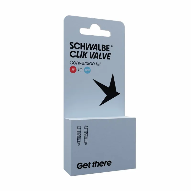 Schwalbe Clik Valve Presta to Schrader Conversion Kit - Valve Only-1