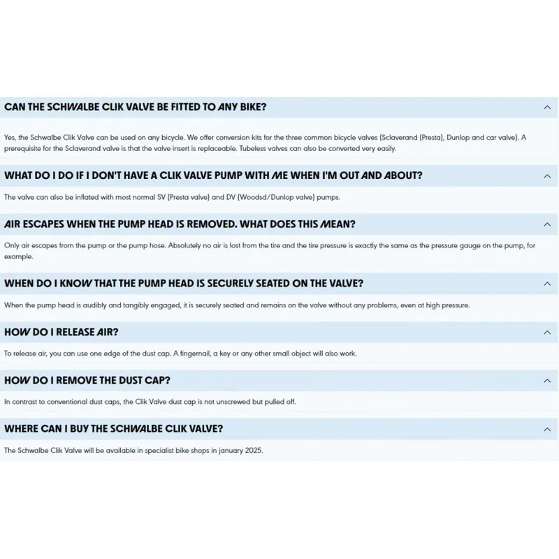 Presta to Schwalbe Clik Valve Conversion Kit with Pump Head-3