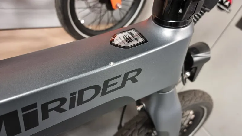 MiRider One Folding Electric Bike 16in Onyx Grey-1