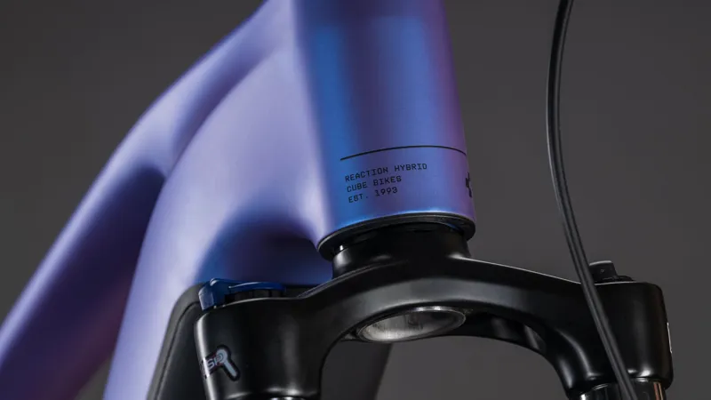 Cube Reaction Hybrid One 800 Electric Bike 2026 Blue Iris/Reflect-1