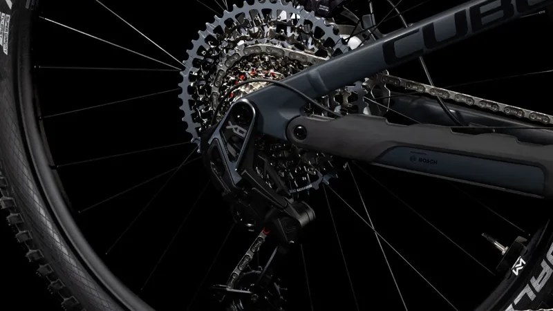 Cube Stereo Hybrid One44 HPC AT 800 Electric Bike 2025 Carbon/Gold-5