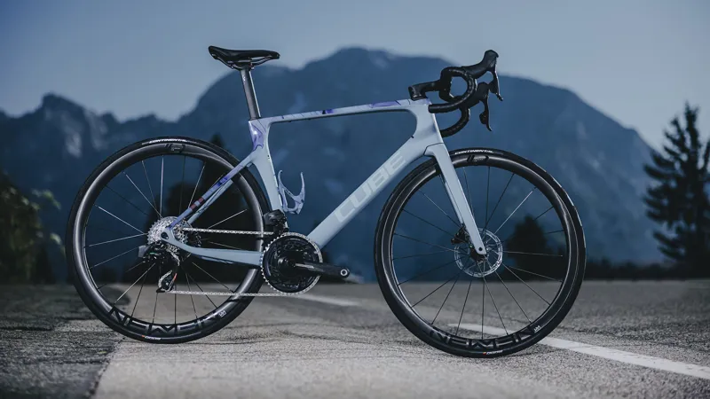 Cube Agree C:62 SLX Road Bike 2025 Pigeon Blue/Art-7