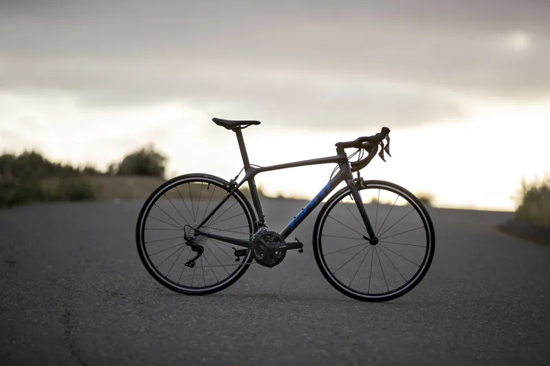 Giant TCR Advanced 2 Carbon Road Bike Gloss Cold Iron Black-1