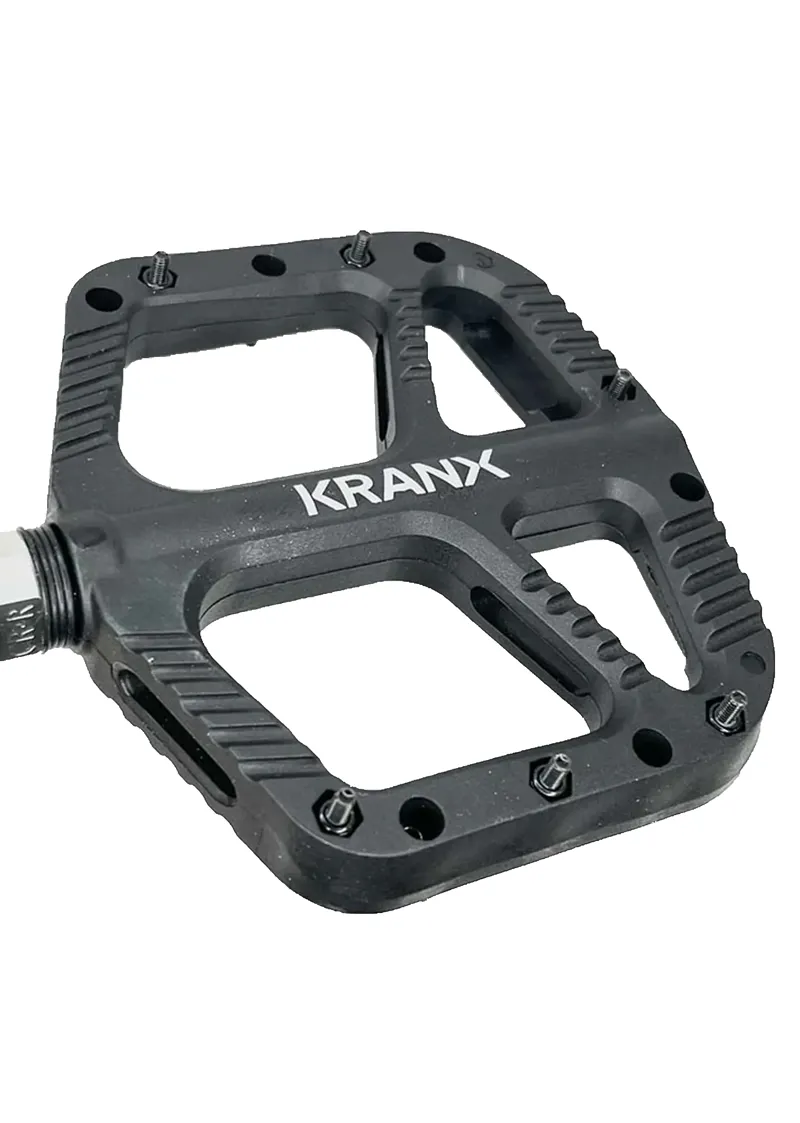 Kranx Trail Bright Nylon Platform Pedals Black