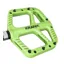 Kranx Trail Bright Nylon Platform Pedals Green