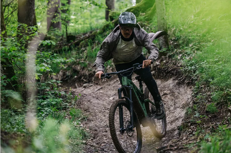 Raymon TrailRay 170 29 Electric Mountain Bike Green/Black-2