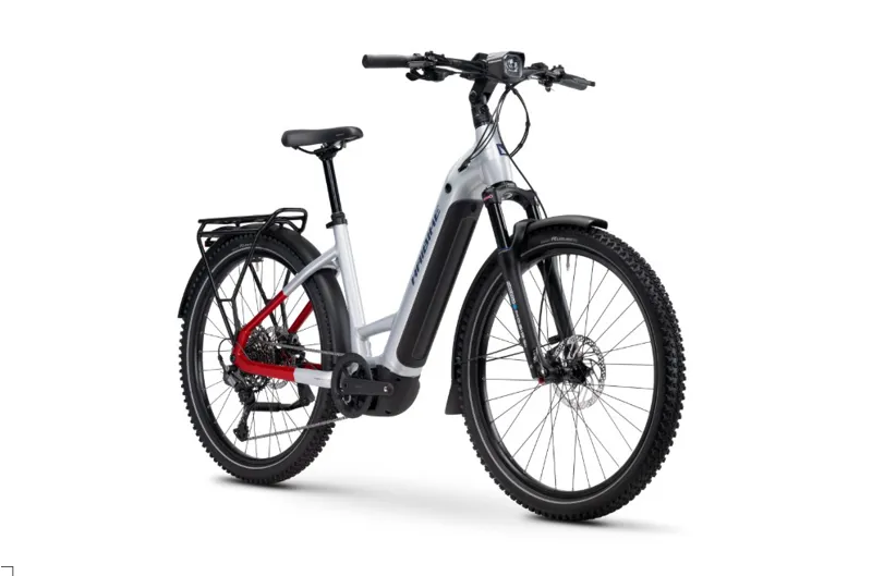 Haibike Trekking 7 Low Grey/Red/Blue 2026 Electric Hybrid Bike-1