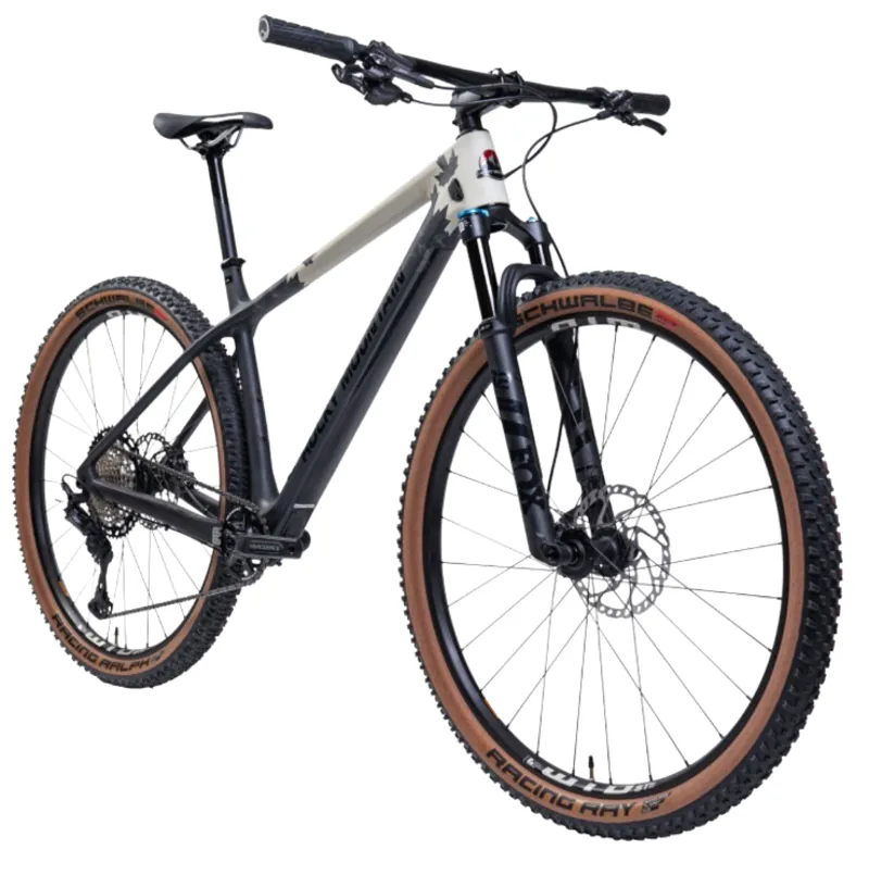 Rocky Mountain Vertex C70 Hardtail Mountain Bike Carbon/Beige-1