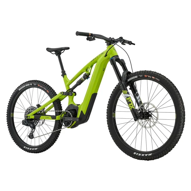 Whyte E-160 RS MX Enduro Electric Mountain Bike 2023 Lime/Black-1