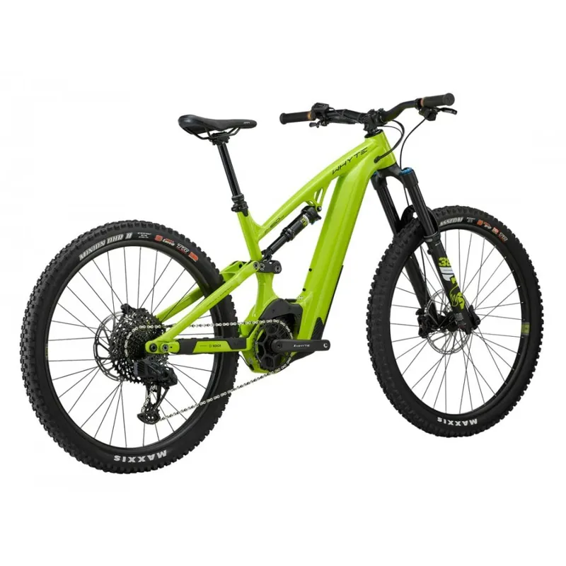Whyte E-160 RS MX Enduro Electric Mountain Bike 2023 Lime/Black-2