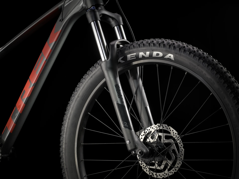 Trek Roscoe 6 Hardtail Mountain Bike Lithium Grey/Cobra Blood-5