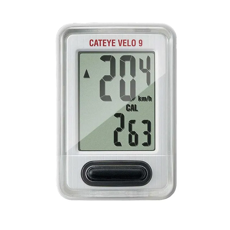 Cateye Velo 9 Wired Computer White