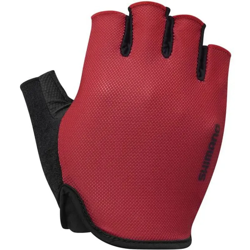 Shimano Airway Short Finger Glove in Red