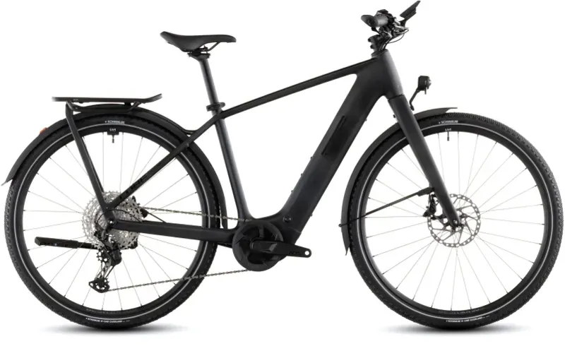 Cube Kathmandu Hybrid C:62 SLX 400x Electric Hybrid Bike Liquidblack