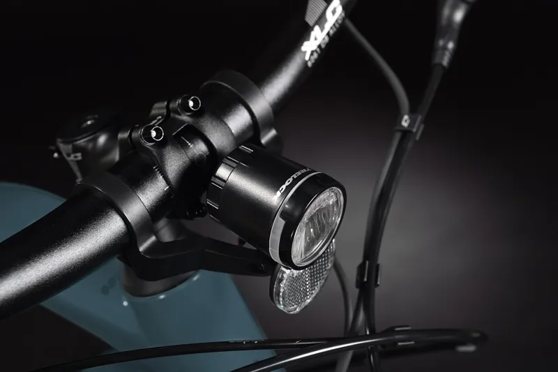 Haibike Trekking 5 High 500wh Electric Hybrid Bike Cadet Blue/Canary-4